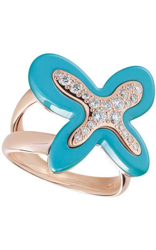 Mimi Freevola Gold, Turquoise and Diamonds Ring (AXM252R8P19B)
