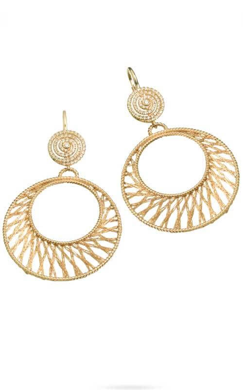 Mimi Orofilato Yellow Gold Earrings (OY515A8M)