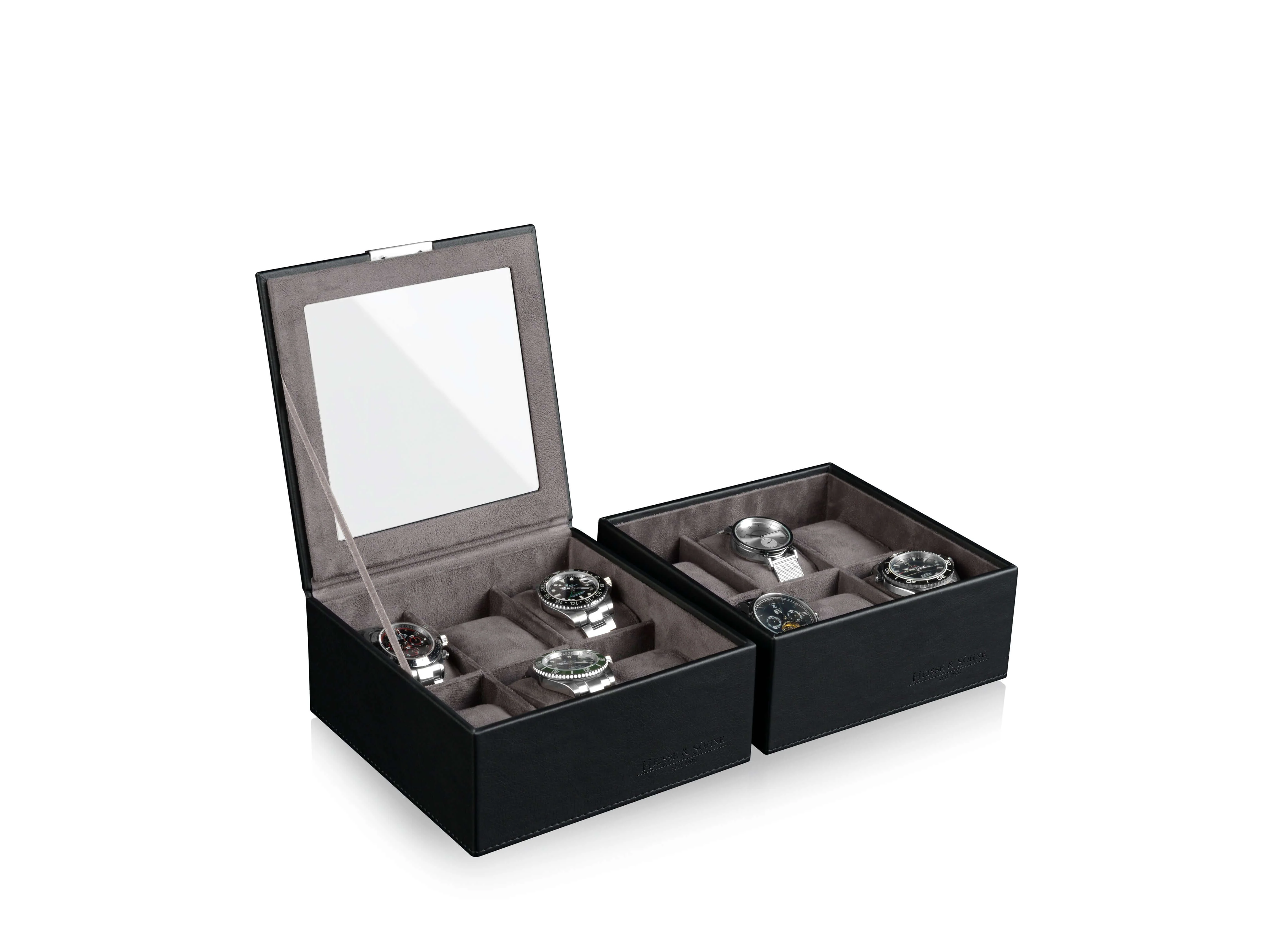 Mirage Watch Box L Black 6 - Bottom Part - Image 3