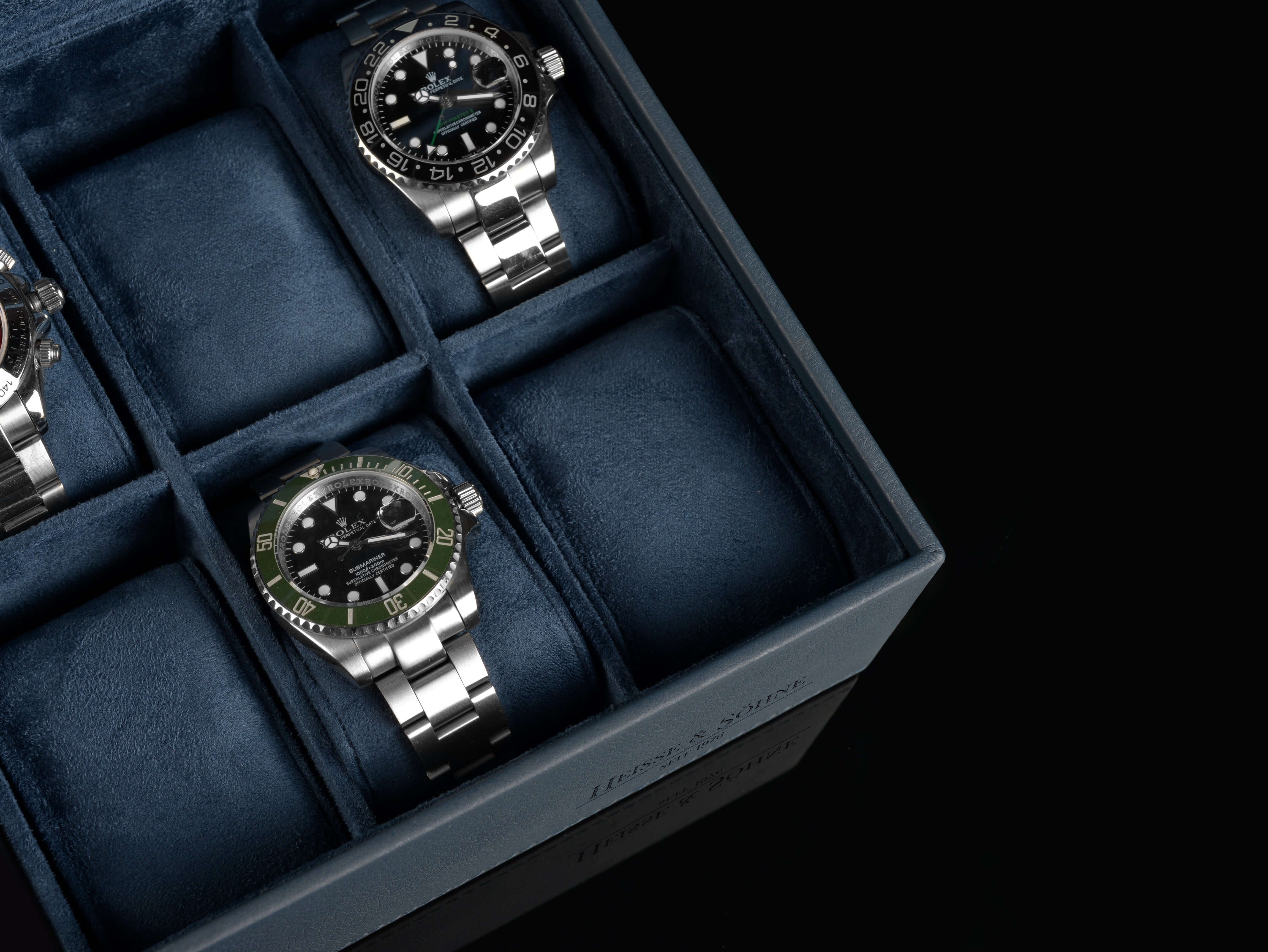 Mirage Watch Box L Blue 6 - Bottom Part - Image 5