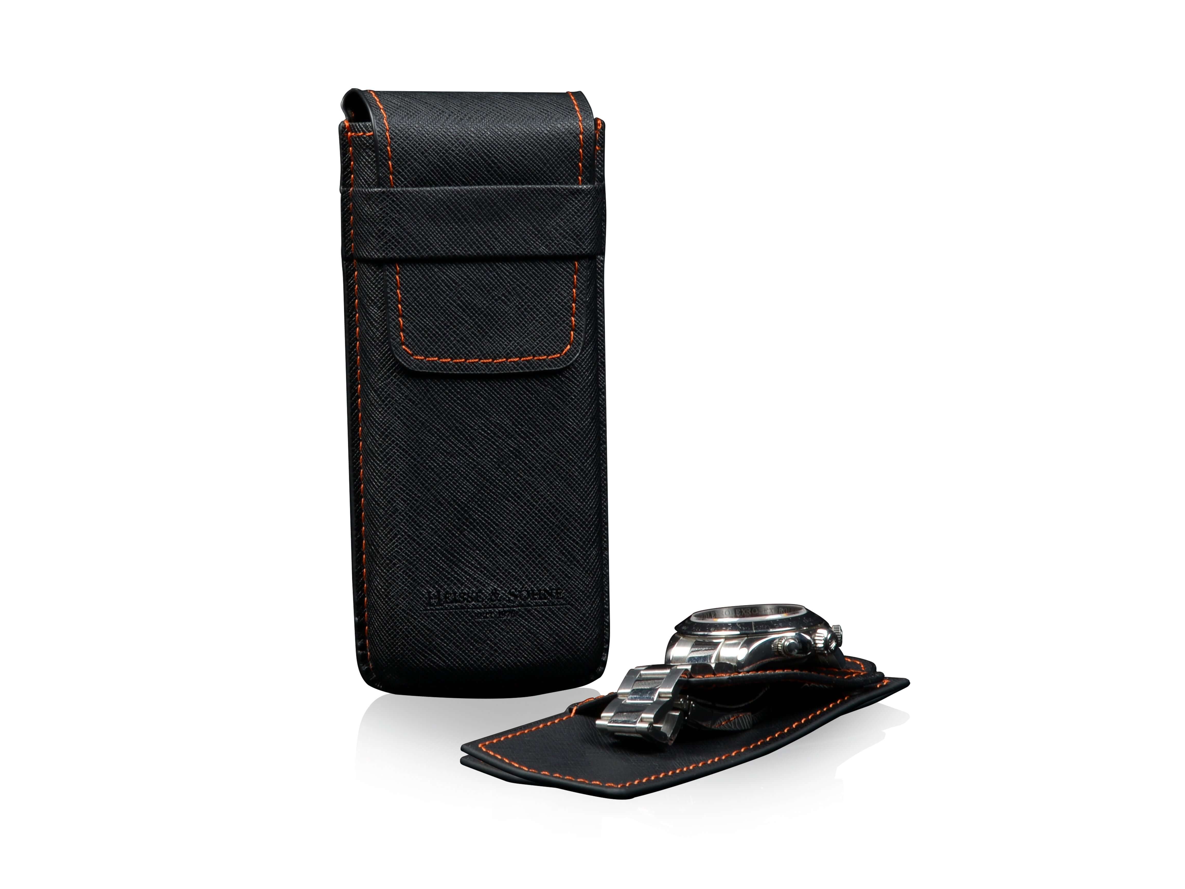 Mondo Saffiano Black & Orange - Image 3