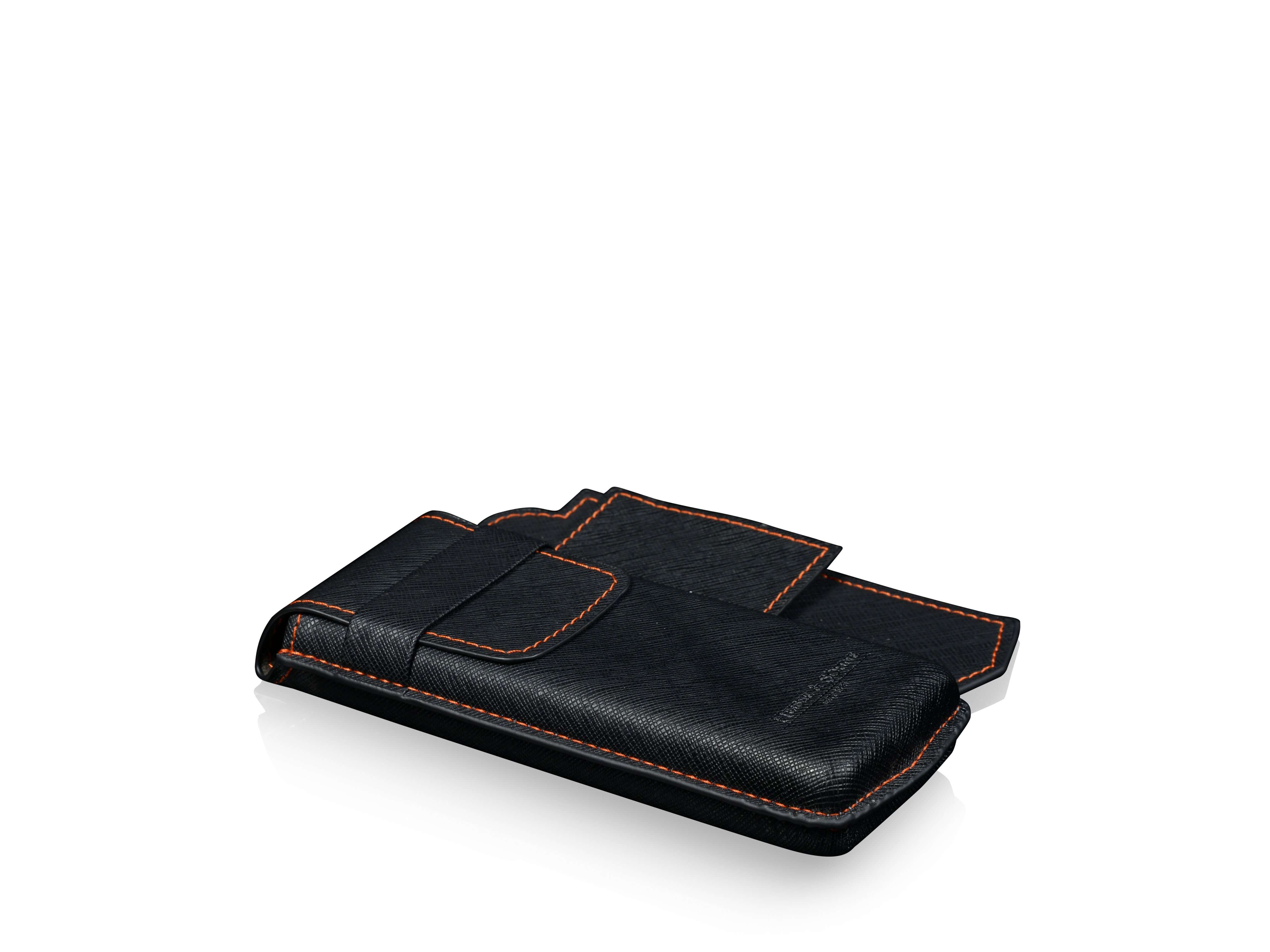 Mondo Saffiano Black & Orange - Image 4