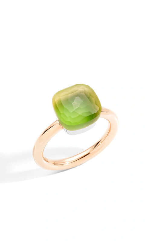 Pomellato Nudo Ring Rose Gold, White Gold and Lemon Quartz PAA1100O6000SQLCP