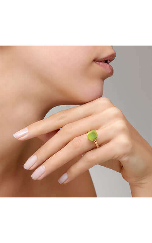 Pomellato Nudo Ring Rose Gold, White Gold and Lemon Quartz PAA1100O6000SQLCP - Image 2
