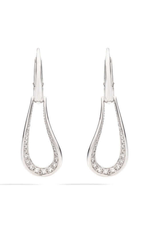 Pomellato Fantina 18k White  Gold Earrings with Diamonds POC1021O2WHRDB000