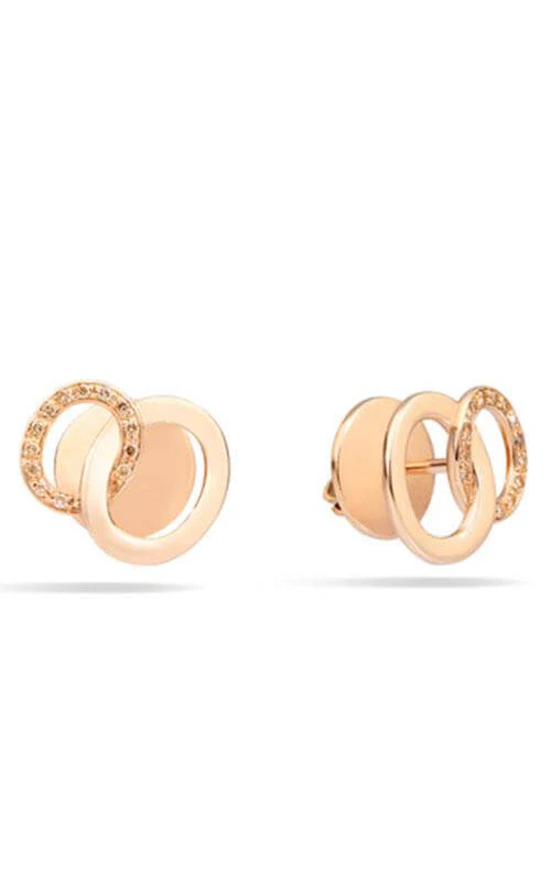Pomellato Brera Collection 18K Yellow Gold Earrings