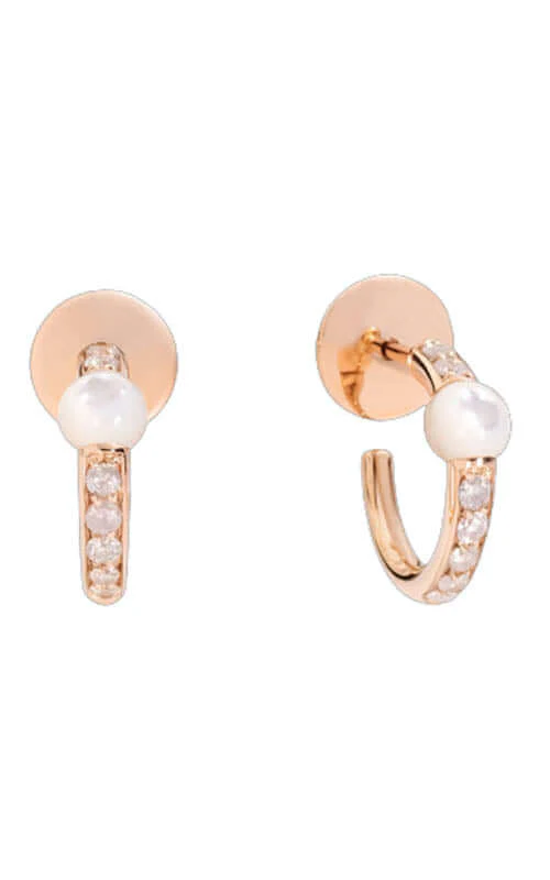 Pomellato M'AMA NON M'AMA MOP and Diamonds Earrings POB090O7000DBIMP