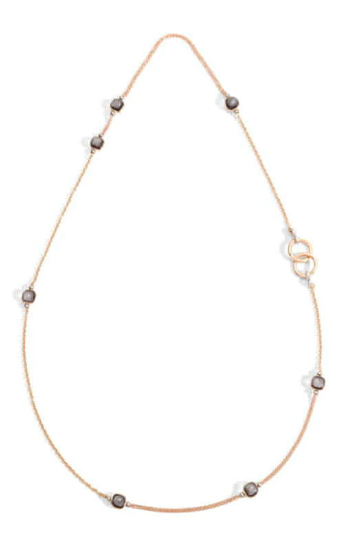 Pomellato 18k Pink Gold Nudo Necklace PCB9052O6000000OS