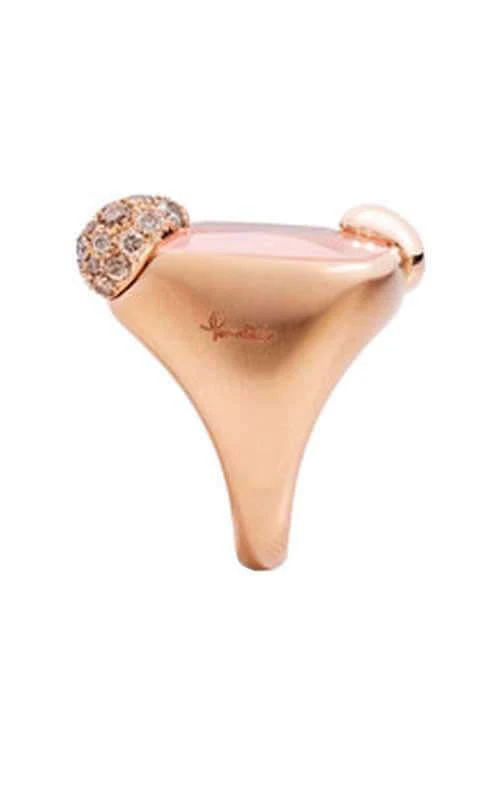 Pomellato Ring Ritratto Gold and Pink Quartz (PAB7081O7000DBRQR) - Image 2