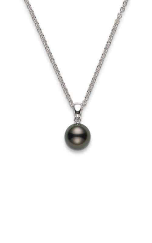 Mikimoto Necklace South Sea Pearl Black 9.5mm A+ (PPS902BW)