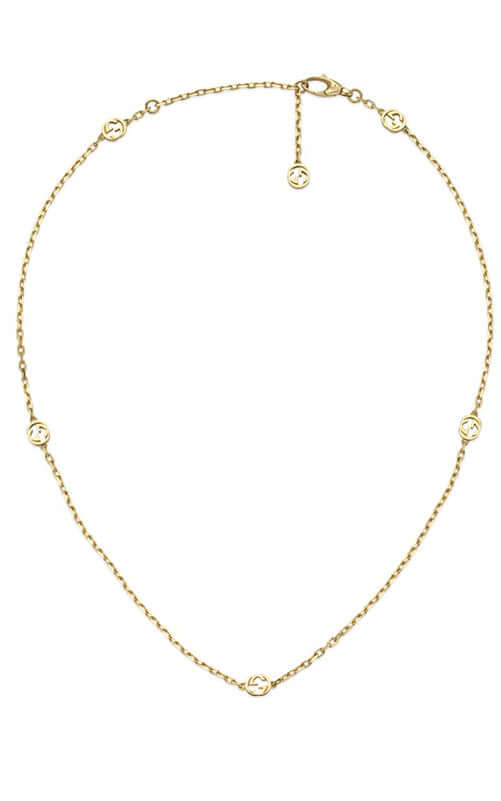 GUCCI Interlocking G 18k necklace YBB62990100100U