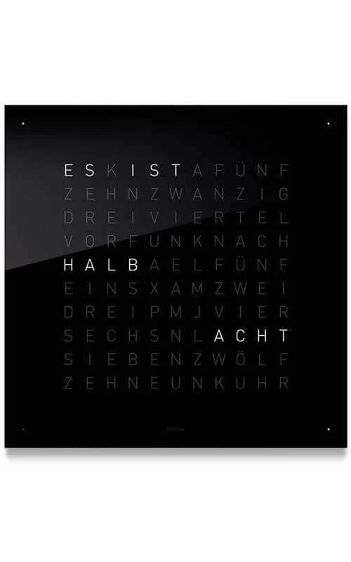 Qlocktwo Classic Acrylic Wall Clock (QU4ENBI)
