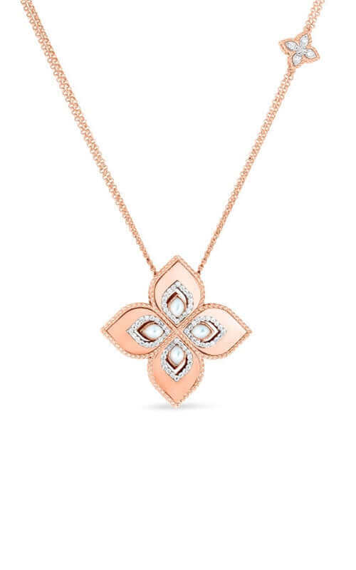 Roberto Coin Venetian Princess Gold & Diamonds Necklace (7771851AH31MP)