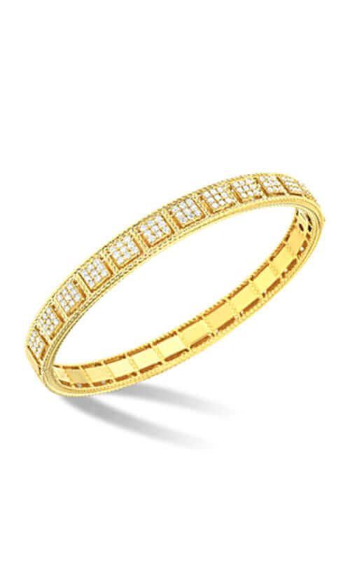 Roberto Coin Barocco 18k Yellow Gold and Diamonds Bangle 7771943AYBAX