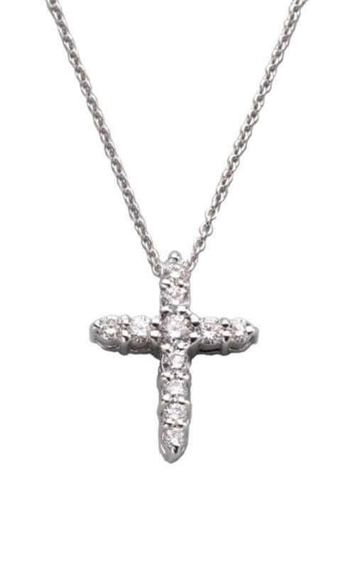 Roberto Coin Cross Pendant with Diamonds (001857AWCHX0)