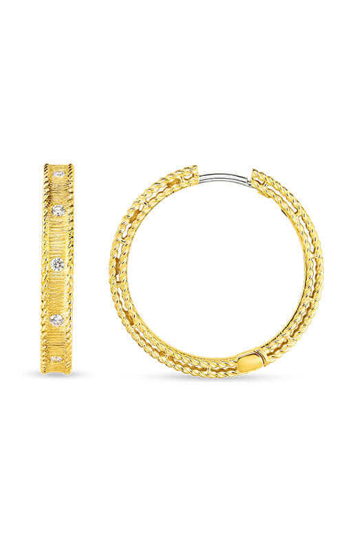 Roberto Coin Diamond Princess Earrings (7771854AYERX)