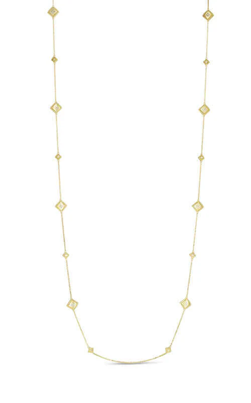 Roberto Coin Palazzo Ducale 18k Yellow Gold and Diamonds Necklace 7772923AY35X