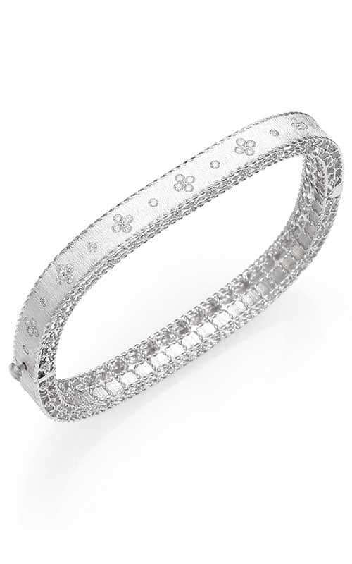 Roberto Coin Princess Bangle White Gold and Diamond (7771211AWBAX)
