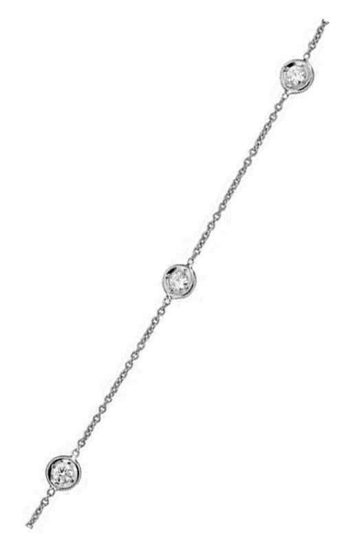Roberto Coin Tiny Treasures 5 Diamond 18k White Gold Bracelet 001316AWLBD0