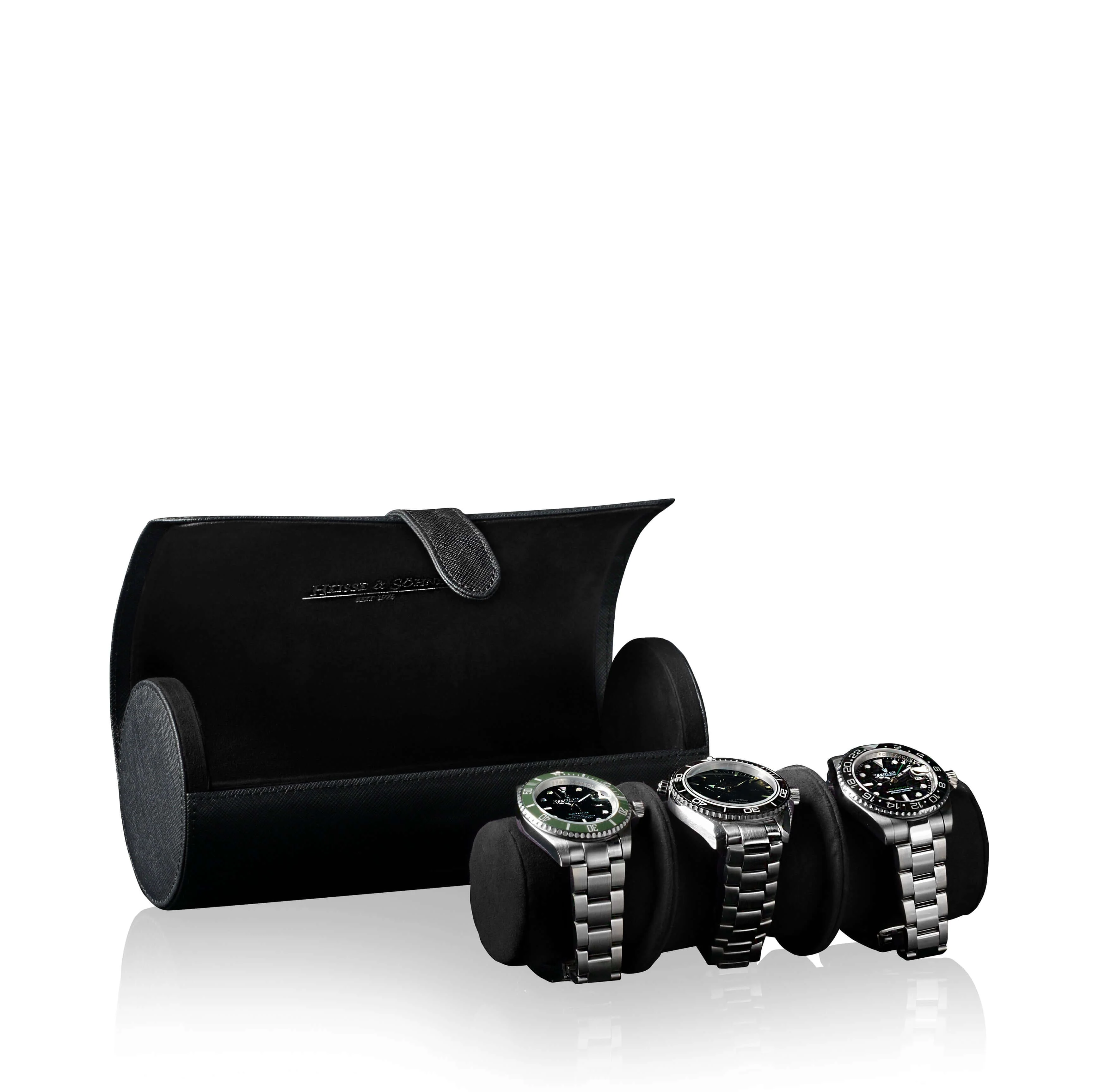 Rondo 3 Watch Roll Black - Image 4