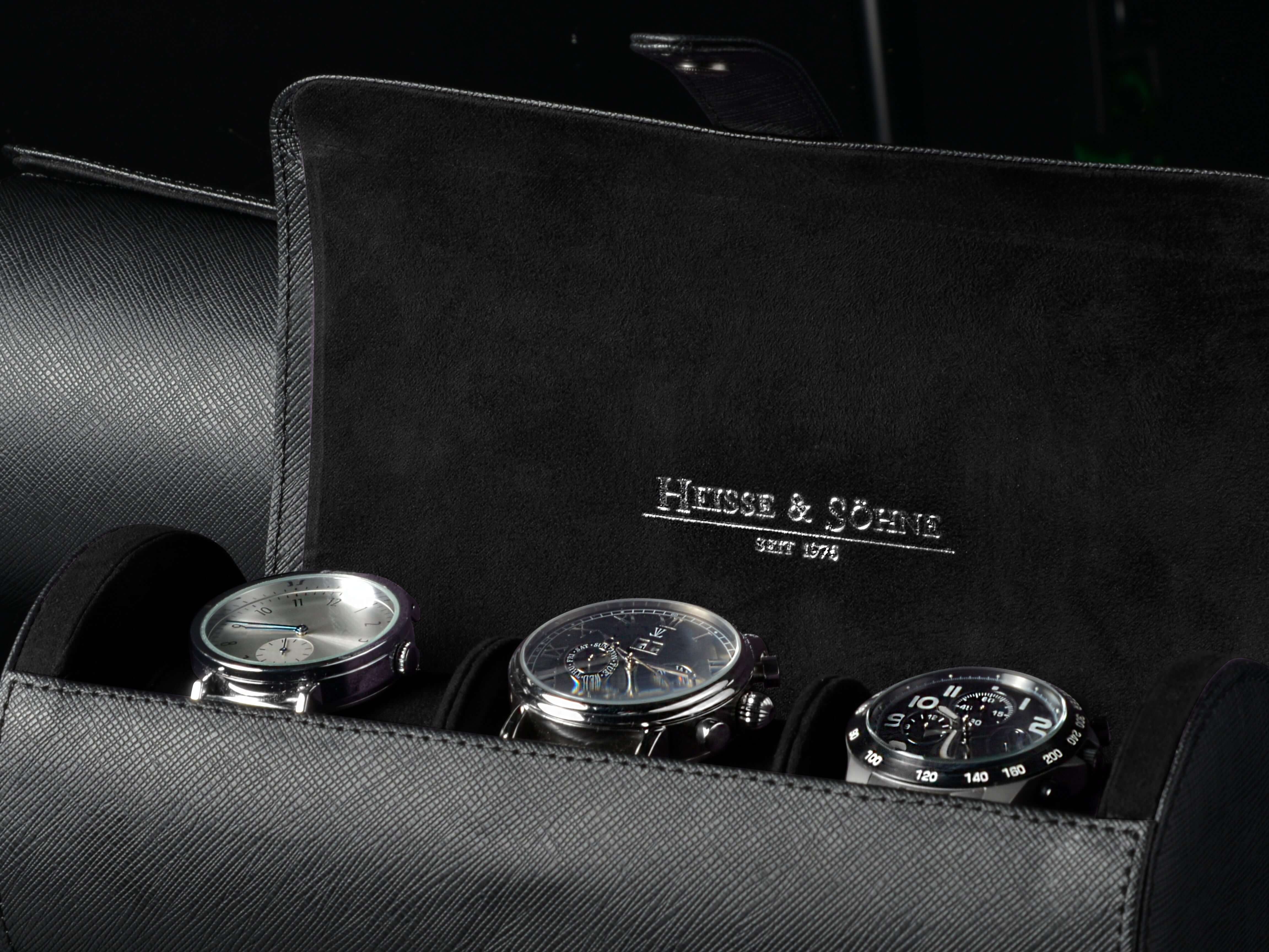 Rondo 3 Watch Roll Black - Image 5