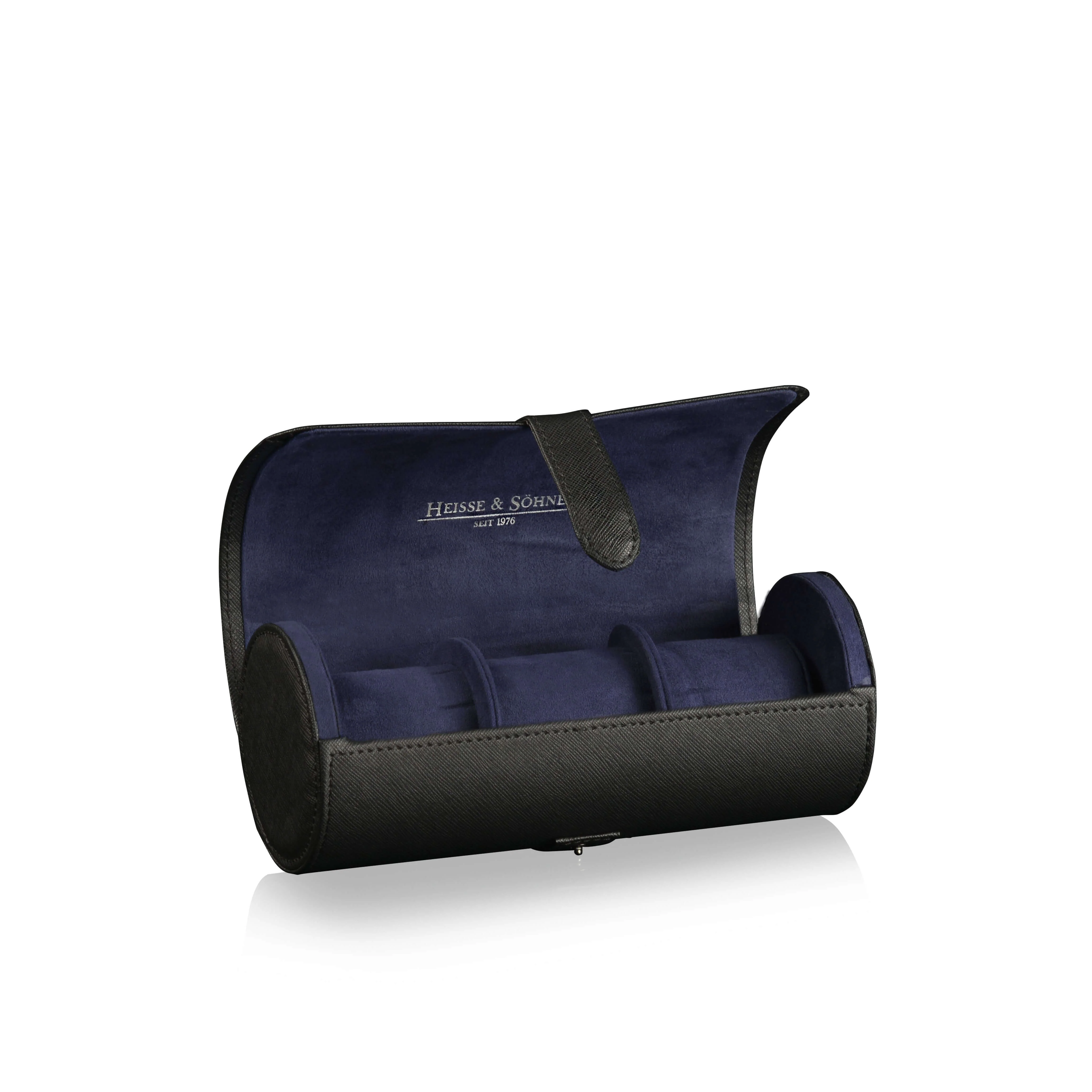 Rondo 3 Watch Roll Black & Blue