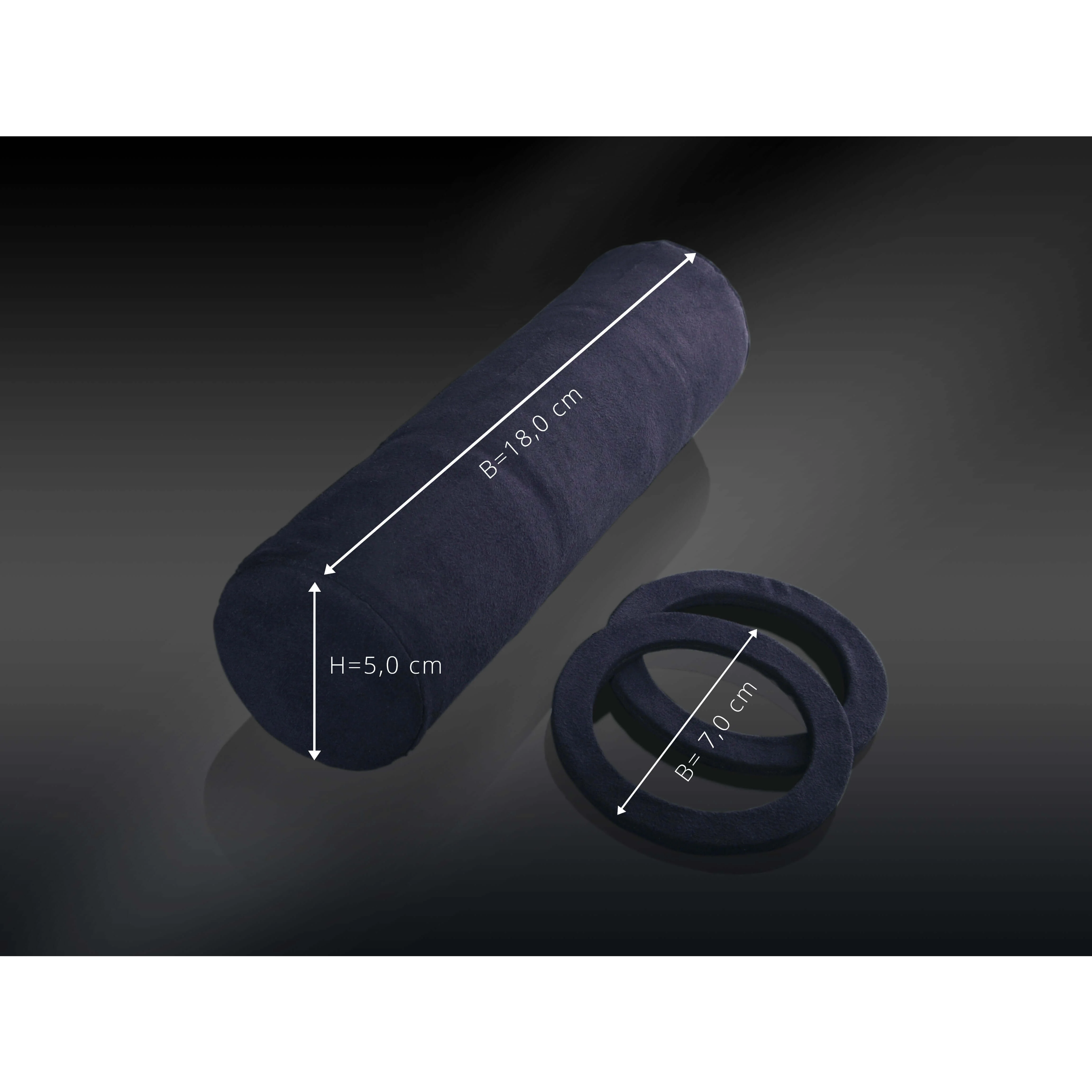 Rondo 3 Watch Roll Black & Blue - Image 5