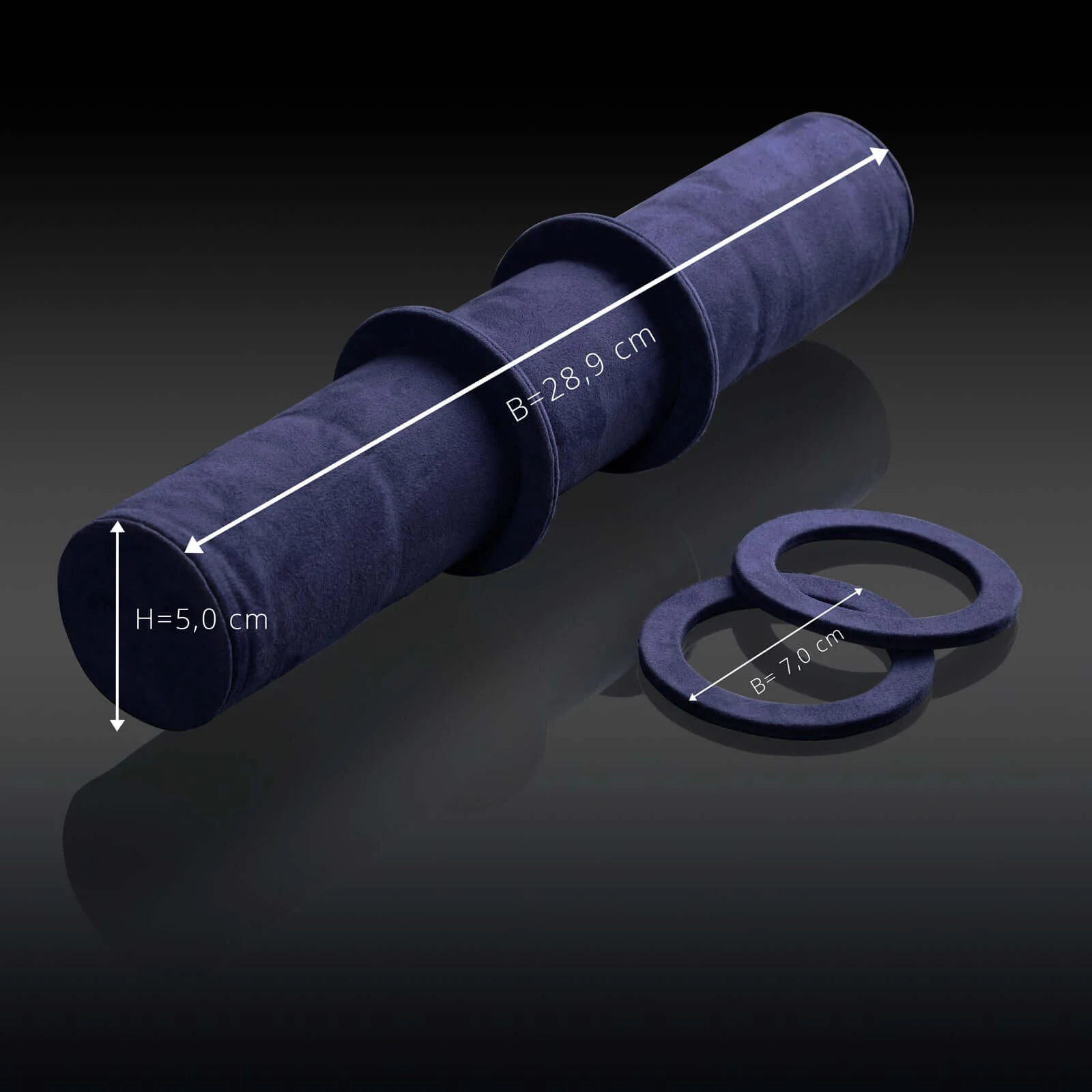 Rondo 5 Watch Roll Black & Blue - Image 5