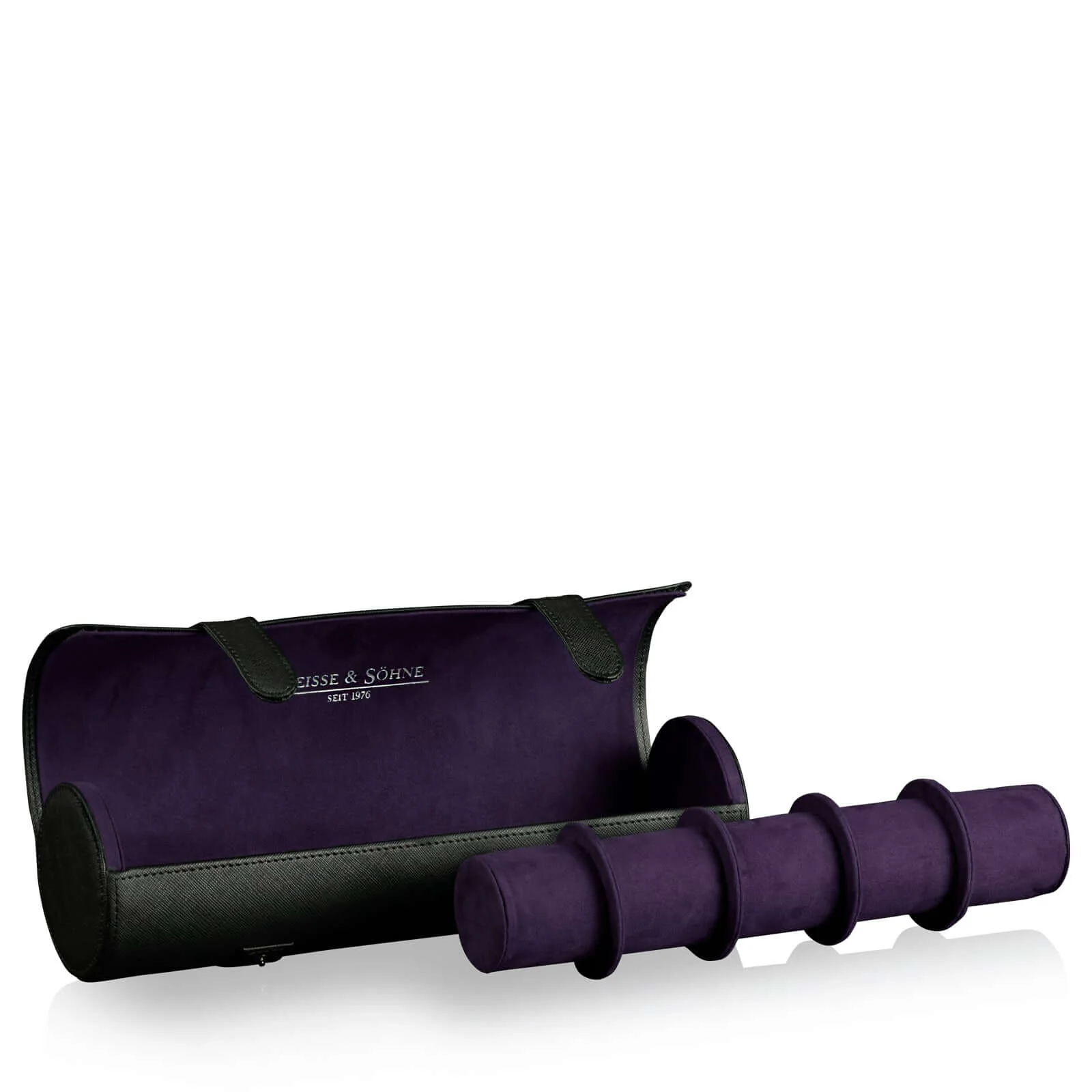 Rondo 5 Watch Roll Black & Purple - Image 3
