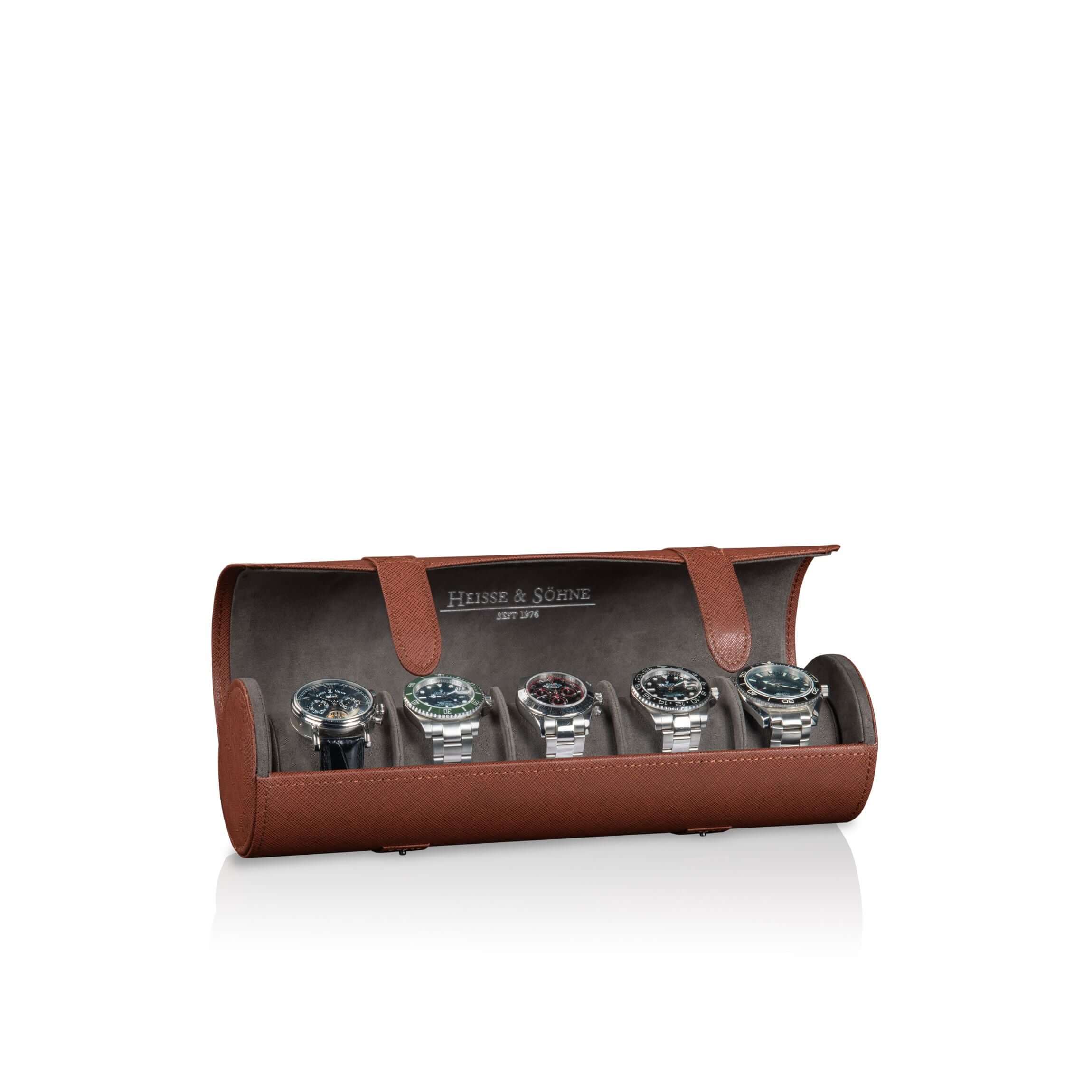 Rondo 5 Watch Roll Brown - Image 4