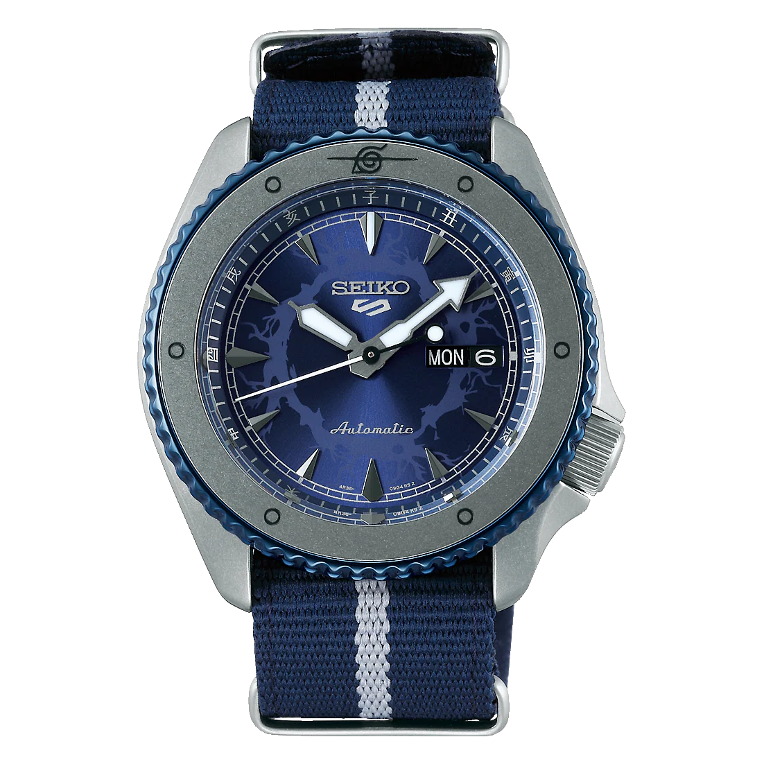 DISCONTINUED - SEIKO DAY DATE SEIKO 5 NARUTO BORUTO LTD (SRPF69K1F)