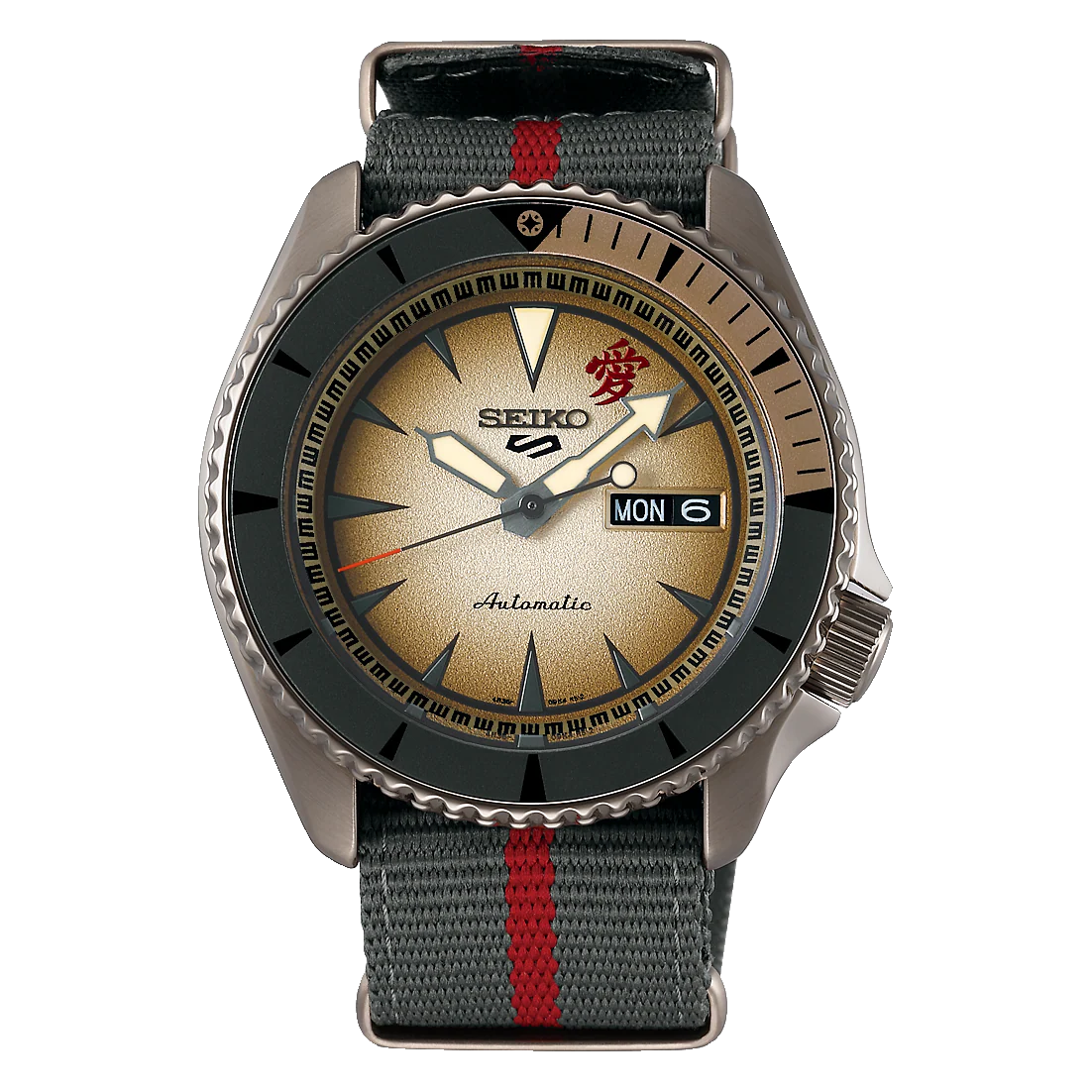 DISCONTINUED - SEIKO DAY DATE SEIKO 5 NARUTO BORUTO LTD (SRPF71K1F)