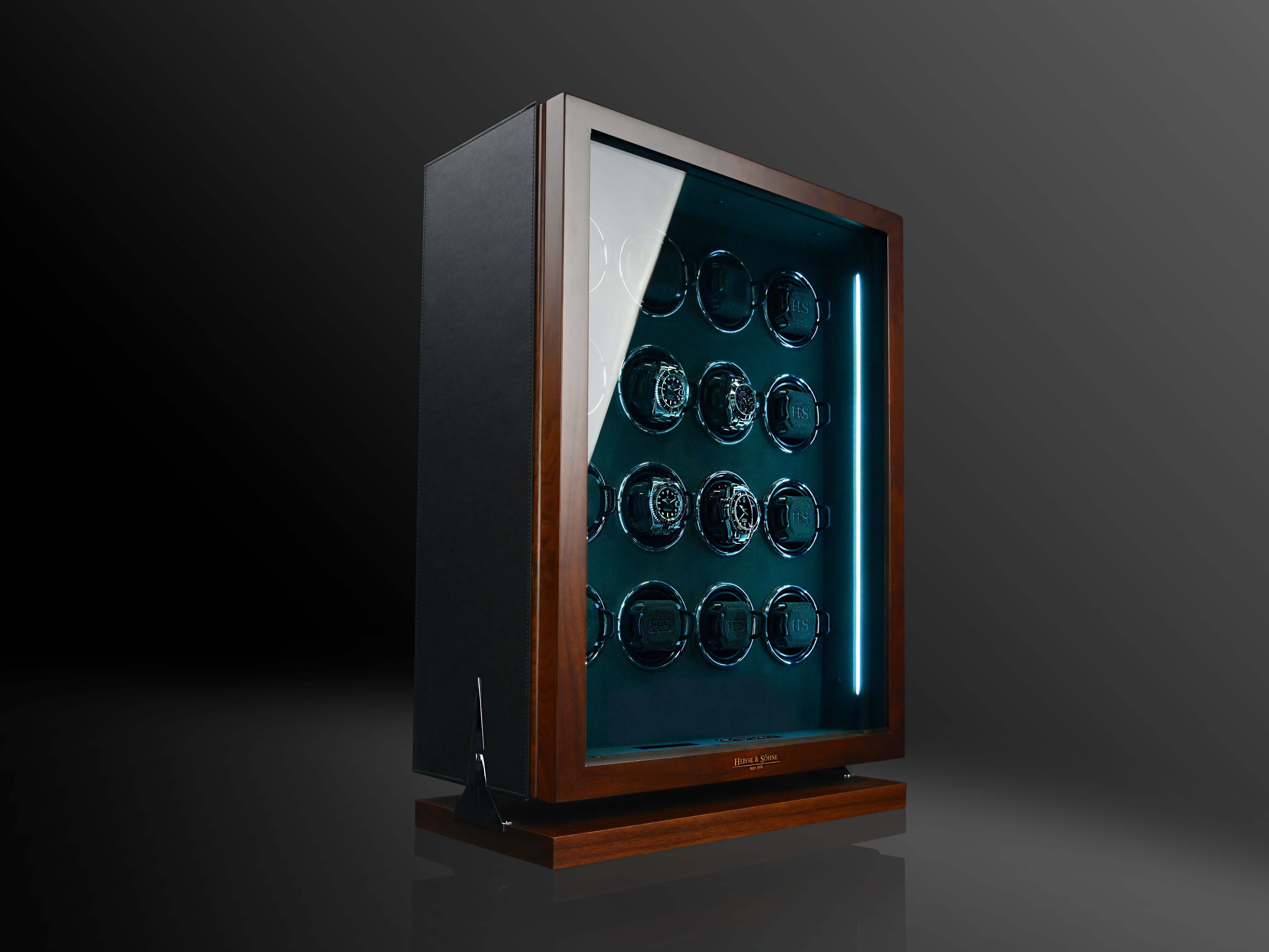 Triton Walnut & Black 16 Watches - Image 3