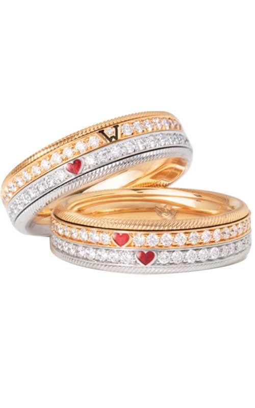 Wellendorff Love's Duet Gold and Diamonds Ring