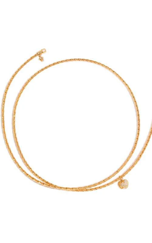 Wellendorff Anniversary My Time Gold and Diamonds Necklace (406834)