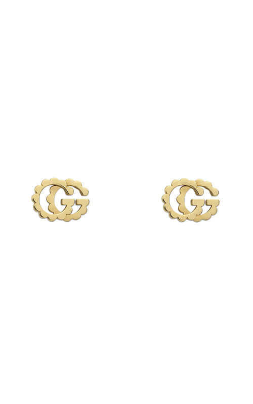 Gucci GG Running Stud Earrings 18k Yellow Gold YBD48167700100U